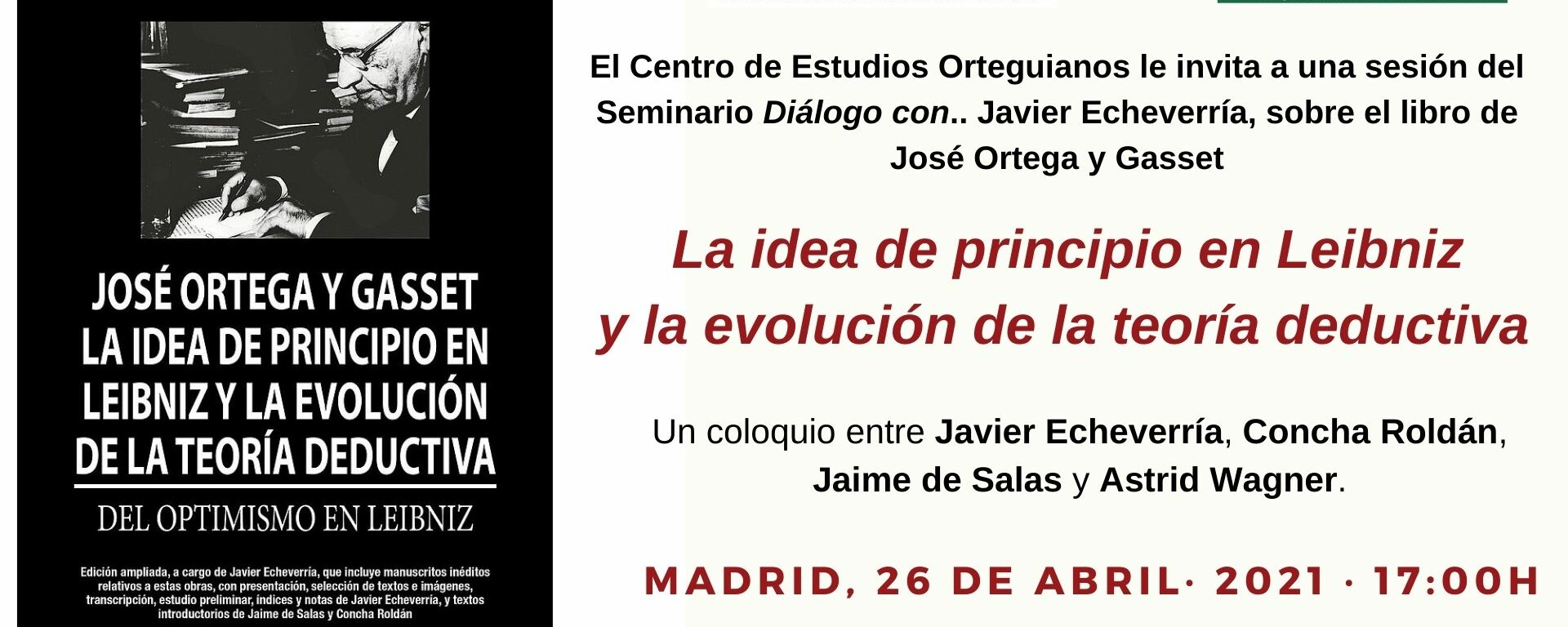 Seminario Diálogos con… Javier Echevarría